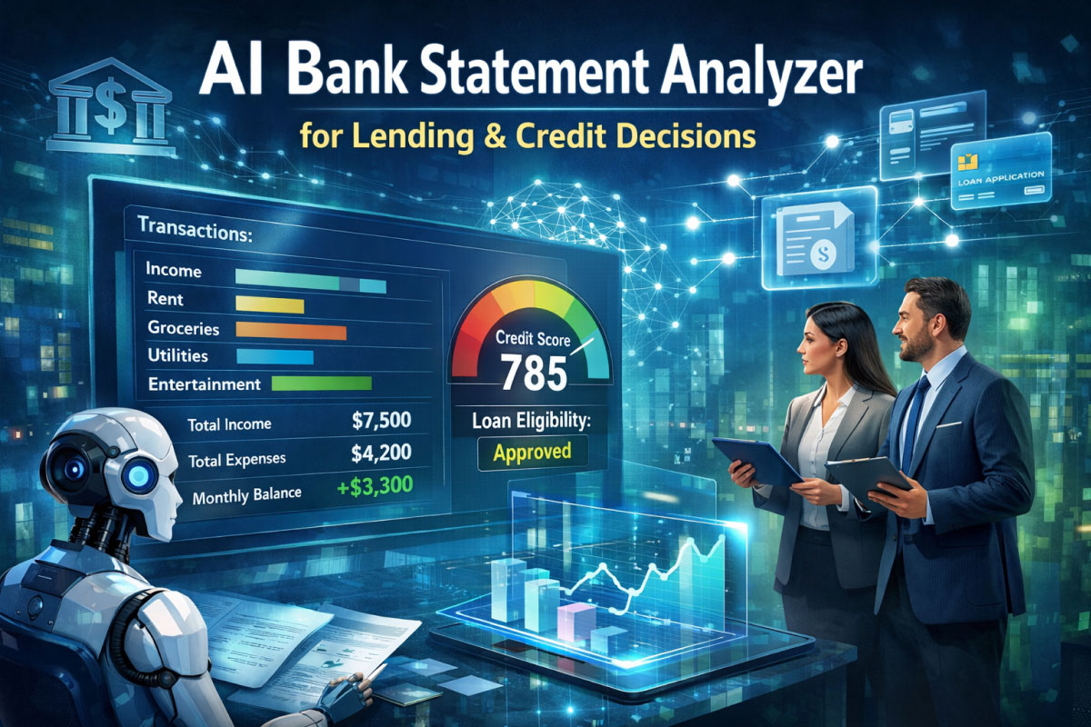 AI bank statement analysis for faster lending and credit decisions