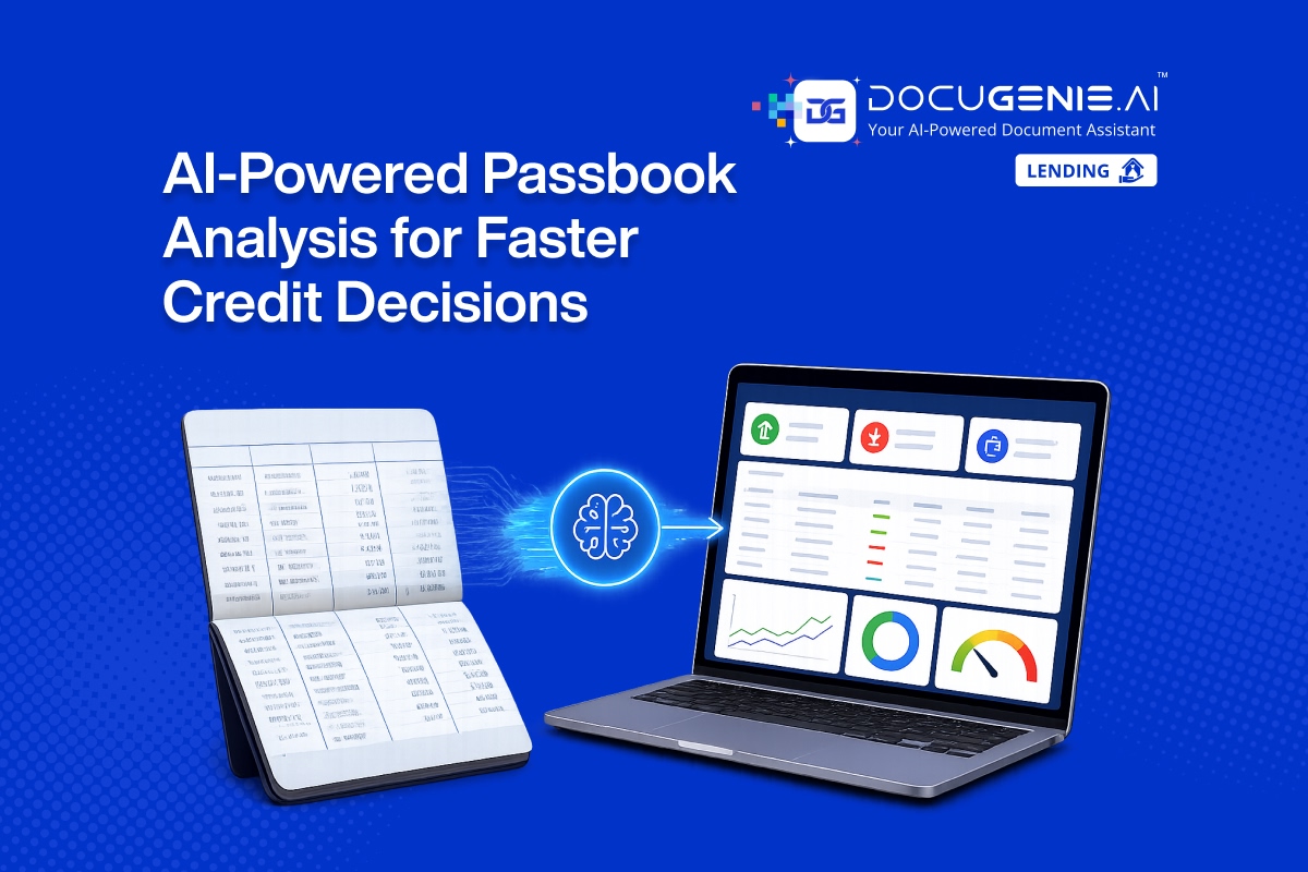 AI-powered passbook analysis for lending that automates bank statement extraction, income verification, and credit underwriting