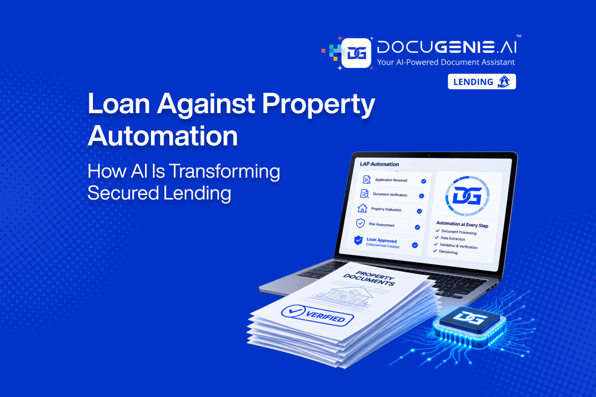 Loan Against Property (LAP) automation using AI for secured lending
