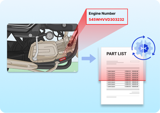 AI capturing part numbers, serials and batch codes from images to track part movement across production stages and detect mismatches.