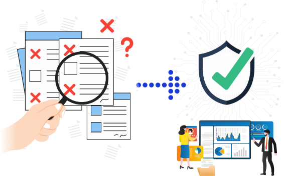 AI-powered digital customer onboarding with KYC QC automation to verify ID documents and accelerate risk management by reducing manual QC efforts.